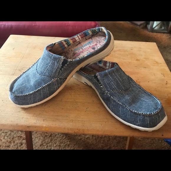 skechers denim shoes